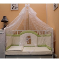 Комплект в кроватку 7 предметов Балу Спокойной ночи арт.ш4088    