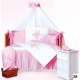 Комплект в кроватку 7 предметов Tuttolina Sweet Kitty    