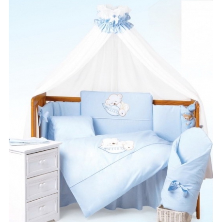 Комплект в кроватку 7 предметов Tuttolina Sleeping Bear    