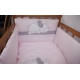 Комплект в кроватку 7 предметов Tuttolina Sleeping Cat    