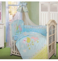Комплект в кроватку 7 предметов Золотой Гусь Little Friend (120х60)   