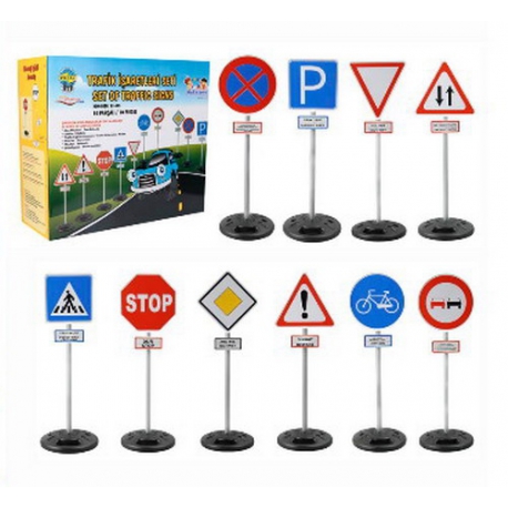 Игровой набор Pilsan Дорожные знаки на стойке арт.03415  