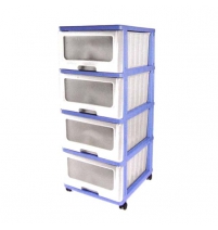 Комод пластиковый с 4 ящиками Клиер Арт. 04024