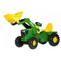 Педальный трактор Rolly Toys rollyFarmtrac John Deere 6210R арт. 611096