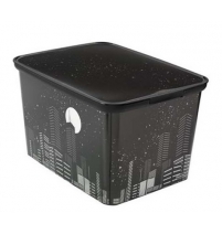 Коробка декоративная Curver Amserdam Skyline 400*300*240 мм, Арт. 04730-S28-00