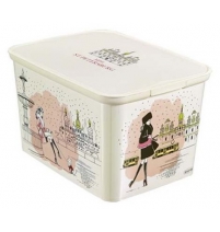 Коробка декоративная Curver Amserdam Miss St Petersburg 400*300*240 мм, Арт. 04730-M34-00