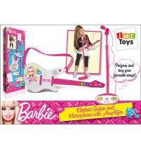 Детская гитара Barbie783959/784154 с микрофоном арт. 1102599