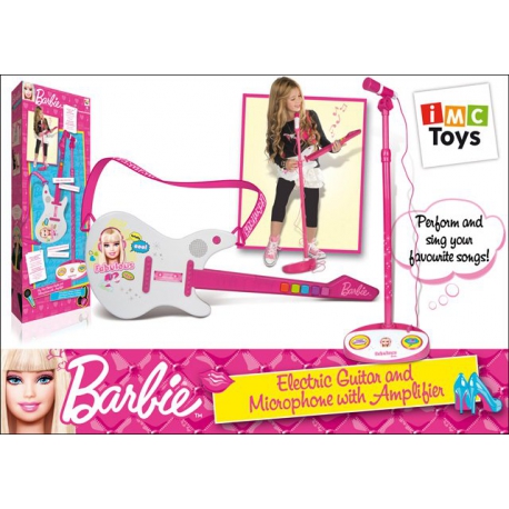 Детская гитара Barbie783959/784154 с микрофоном арт. 1102599