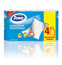 Кухонные полотенца, 2 сл., 4 рул. Zewa Арт. 144099