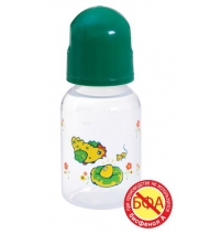  Бутылочка полипропиленовая с силиконовой соской, 125 мл Курносики Арт. 11114