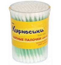  Ватные палочки 100 шт Курносики Арт. 40053