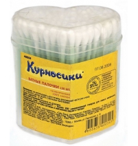  Ватные палочки, 150 шт Курносики Арт. 40054