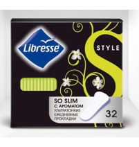 Прокладки Libress Стайл супер тонкие део, 32 шт. Libress Арт. 5741