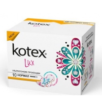 Прокладки Kotex люкс Нормал, 10 шт. Kotex Арт. 9425600