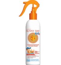 Sunny Day KIDS Солнцезащитный лосьон-спрей гипоаллергенный SPF20, 180мл  Sunny Day KIDS Арт. 2846