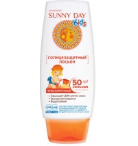 Sunny Day KIDS Солнцезащитный лосьон гипоаллергенный SPF50, 150мл  Sunny Day KIDS Арт. 2849