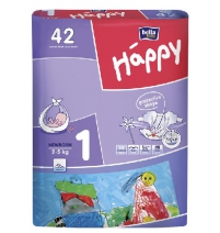 Подгузники Bella Хэппи ньюборн (42 шт)  Арт. 39326