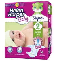 Подгузники Helen Harper Baby Mini (3-6 кг), 16 шт.  Арт. 342