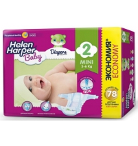 Подгузники Helen Harper Baby Mini (3-6 кг), 78шт.  Арт. 398