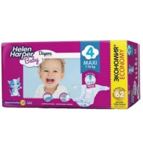 Подгузники Helen Harper Baby Maxi (7-18 кг), 62 шт.  Арт. 400