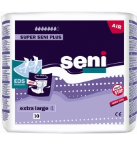 Подгузники Супер Сени Плюс экстра лардж №4 (10 шт)  Арт. 42106