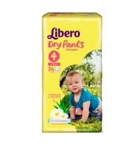 Трусики  Драй Пэнтс эконом макси 7-11кг, 34шт. (3869, 5617) Libero Арт. 3869