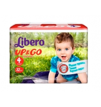 Трусики  Ап энд Гоу эконом макси 7-11кг (4) 32шт. Libero Арт. 5584