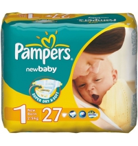 Подгузники Pampers Нью Бэби ньюборн 2/5 кг (6к/27шт) Pampers Арт. 45717