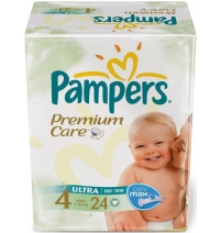Подгузники Pampers Премиум макси 7/14 (24шт/4кор) Pampers Арт. 81131342