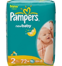 Подгузники Pampers Нью Бэби мини эконом 3/6 кг (72шт/2кор) Pampers Арт. 41699