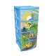 Комод пластиковый с 4 ящиками "City Cars Tutti" Арт. LA4714BS