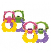  Погремушка-прорезыватель Зверушка-веселушка Курносики Арт. 21364