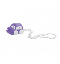  Прищепка для пустышки, с цепочкой (машинка) Курносики Арт. 19506