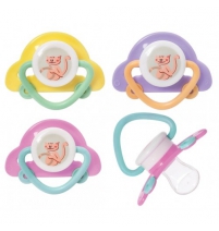  Пустышка силиконовая классическая с кольцом Машинка, 6+, 1 шт. Курносики Арт. 13046