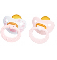 Пустышка для сна с кольцом Латекс, р. 2 NUK Baby Rose Арт. 924