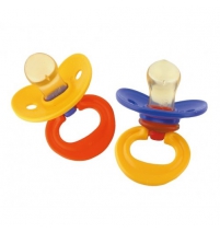  Пустышка латексная, ортодонтическая, 2 шт Курносики Арт. 13126