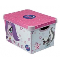 Коробка декоративная Curver Stockholm Littlest Pet Shop 395*295*250 мм, Арт. 04711-L16-05