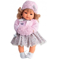 Кукла Munecas Juans Antonio Белла в розовом, плачет (42 см), Арт. 1669P