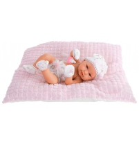 Кукла Munecas Juans Antonio младенец Бэнни в розовом, 42 см, Арт. 5090P