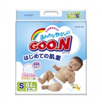 Подгузники 4-8кг (S), 84шт Goon Арт. 753132