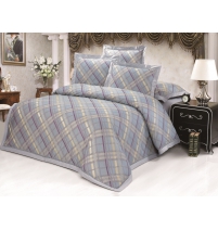 Постельное белье Cleo жаккард пестротканный  арт.013-CLP