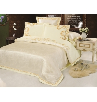 Постельное белье Cleo жаккард/сатин  арт.083-CLJ