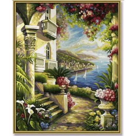 Картина по номерам Schipper Дом у моря Арт. 9130416