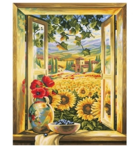 Картина по номерам Schipper Поле подсолнухов Арт. 9130405