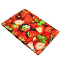 Скатерть виниловая с волн. Клубничка арт. 8857 