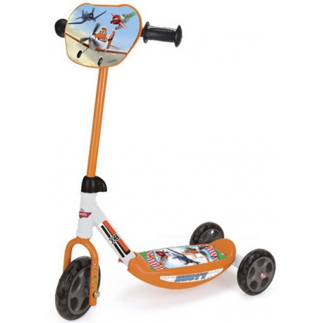 Самокат 3-х колесный Smoby Самолеты Арт. 450162
