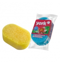 Губка для тела массажная (овал)  "York" арт.1101/G0501