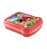 Контейнер для бутербродов с декором Angry Birds арт.С12996