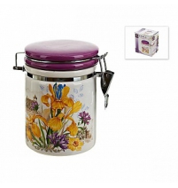 Банка для сыпучих продуктов (клипс) "Ирис" п/у арт.660021
