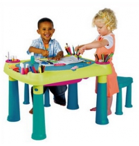 Столик пластиковый для детского творчества Keter арт.17184184